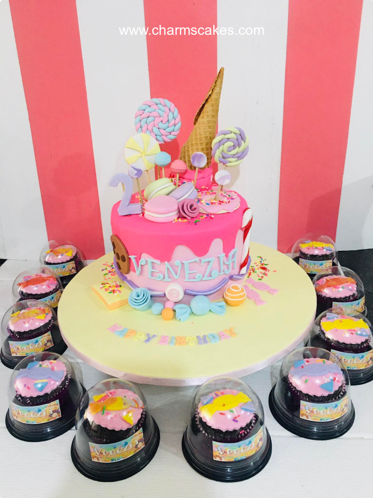 Venezia's Candy Land Custom Cake