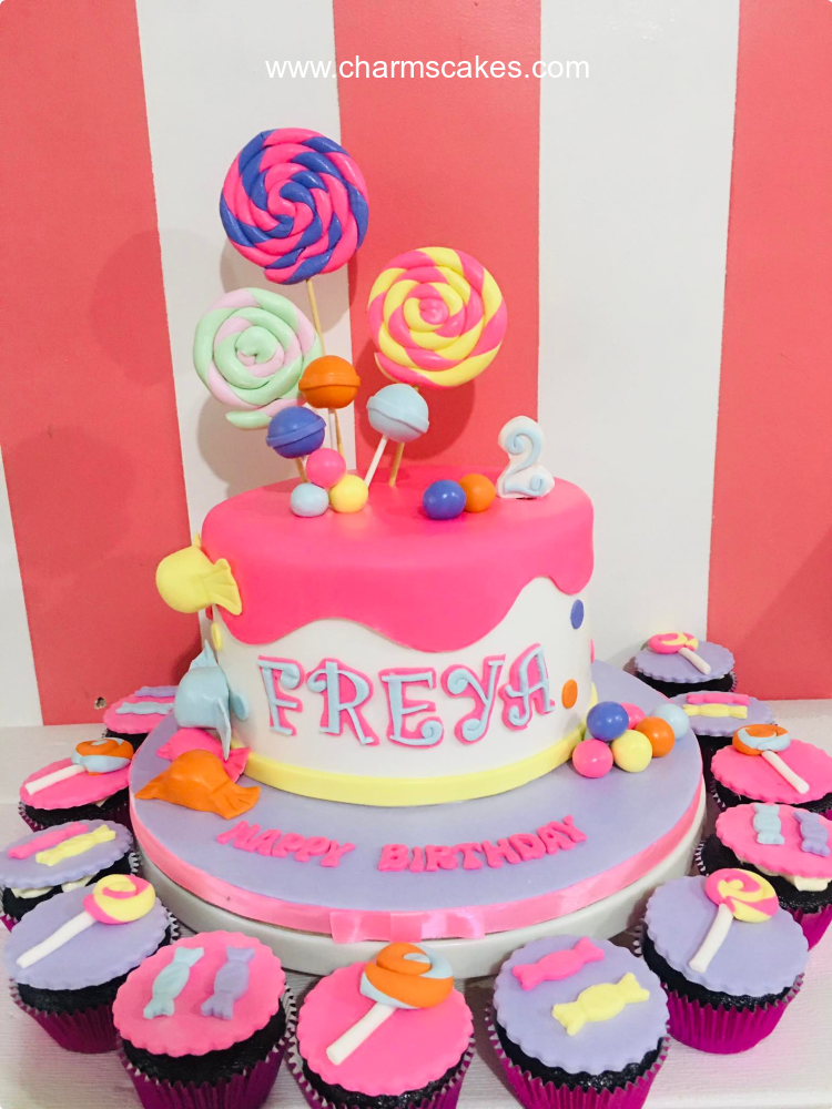 Freya Candy Land Custom Cake