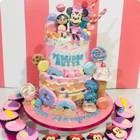 Precious' Candy Land Custom Cake