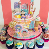 Reese Fiora Candy Land Custom Cake