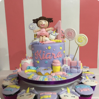 Kiara Candy Land Custom Cake