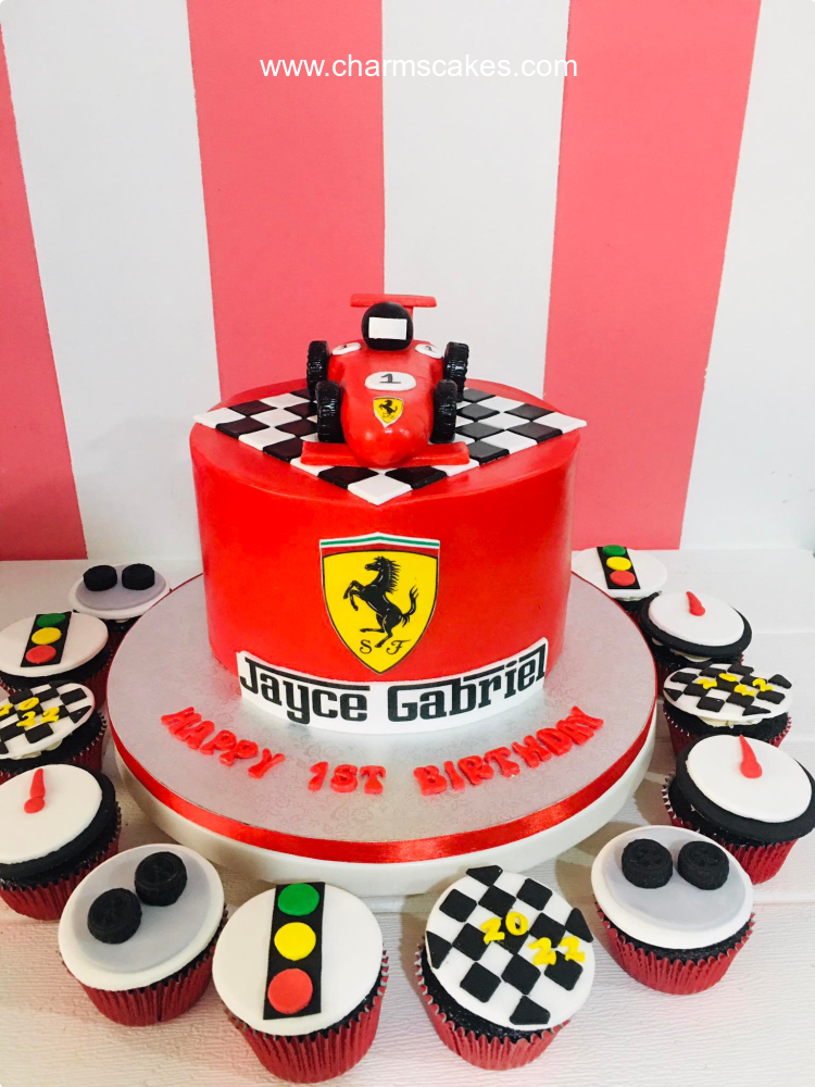 Order Ferrari Car Theme Cake Online - Giftdubaionline