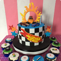 Arwin Hot Wheels Car Custom Cake