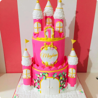 Meghan Castles Custom Cake