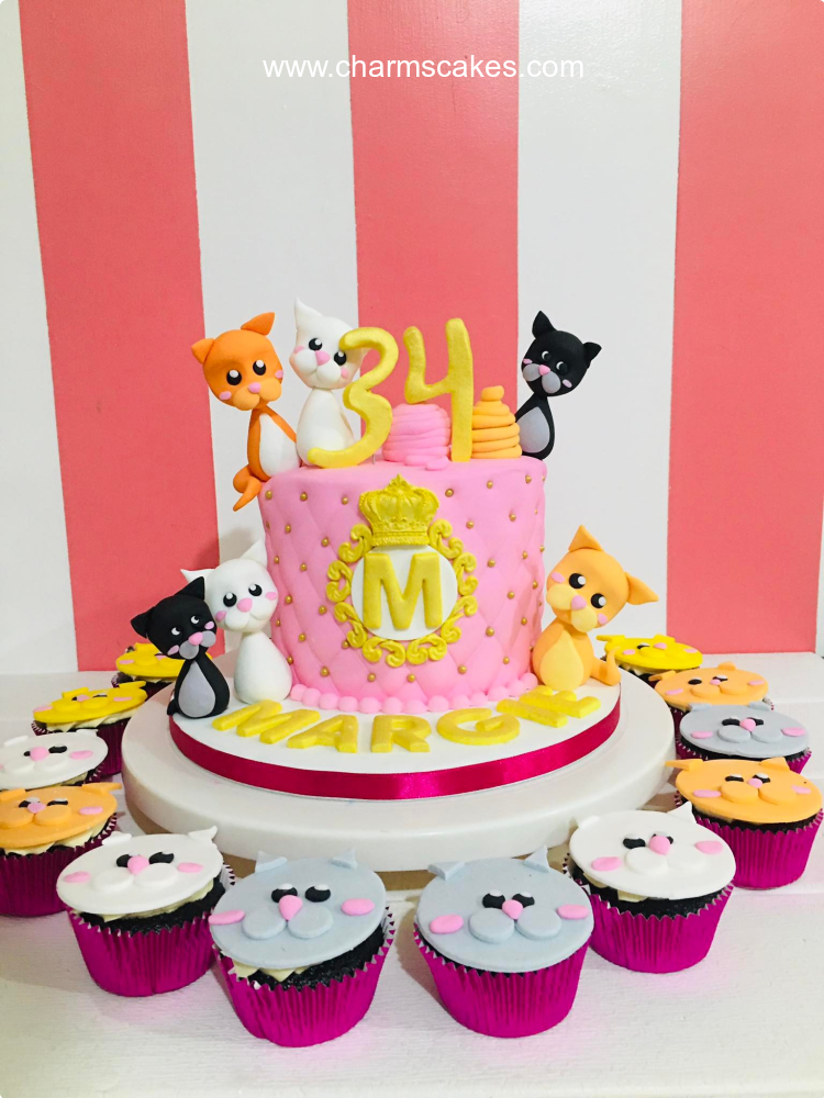 Margie Cats Custom Cake