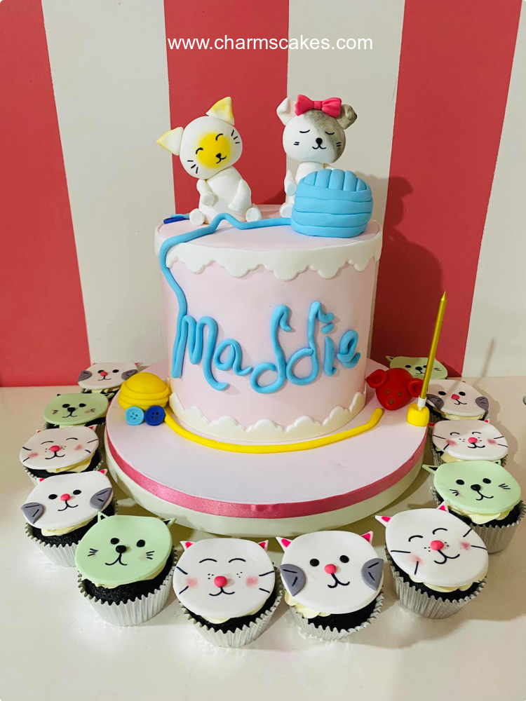 Maddie Cats Custom Cake