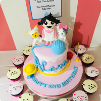 Alexa Cats Custom Cake