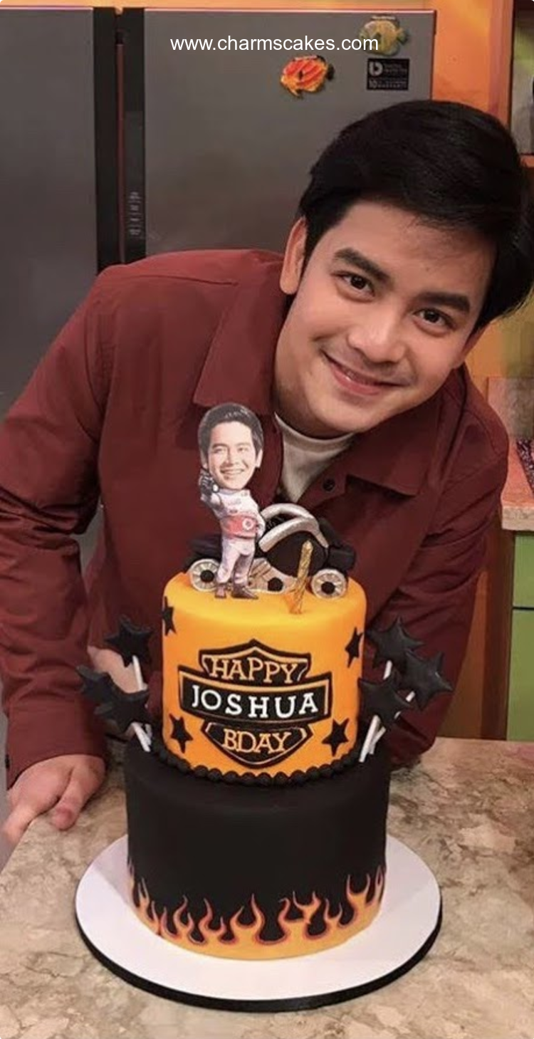 Joshua's Celebrities Custom Cake