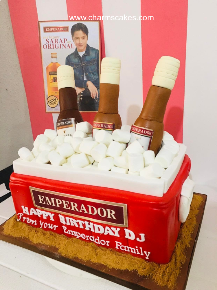 Emperador & DJ Padilla Celebrities Custom Cake