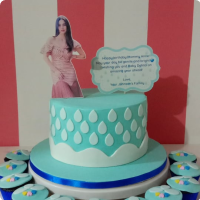 Anne's Celebrities Custom Cake