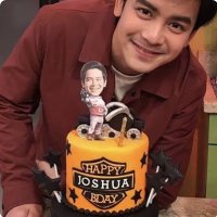 Joshua's Celebrities Custom Cake