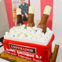 Emperador & DJ Padilla Celebrities Custom Cake