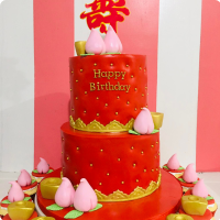 Angkong's Longevity Asian Cakes Custom Cake