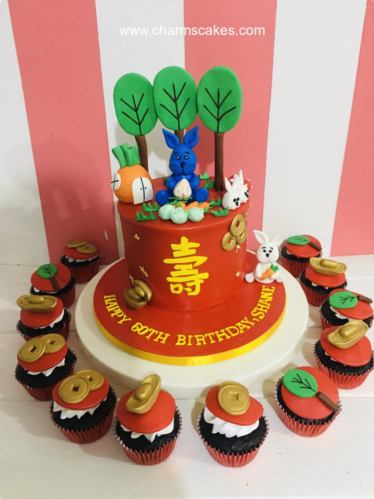 Longevity Chinese Custom Cake