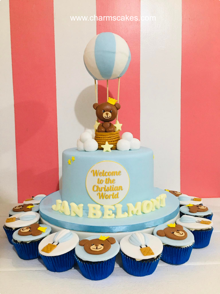 Jan Belmont Baptismal (for Boys) Custom Cake