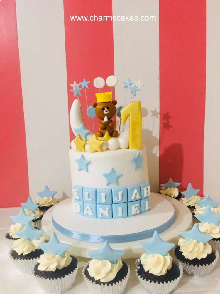 Elijah Baptismal (for Boys) Custom Cake