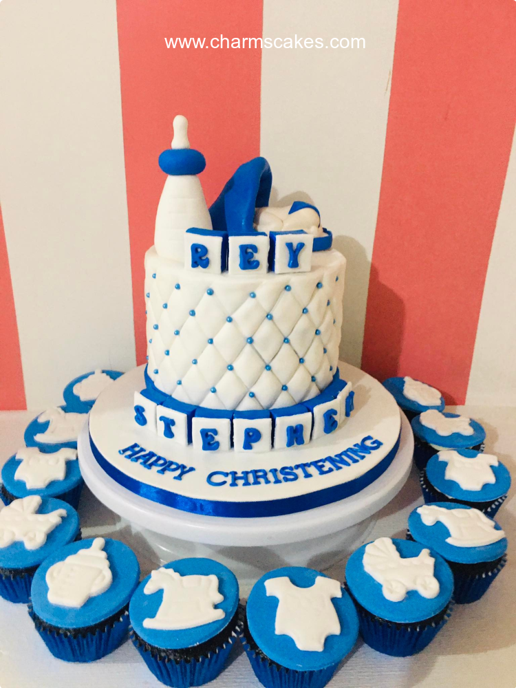 Rey Baptismal (for Boys) Custom Cake