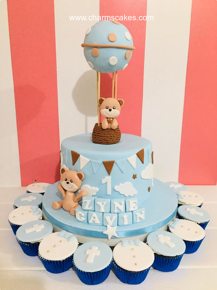 Zyne Baptismal (for Boys) Custom Cake