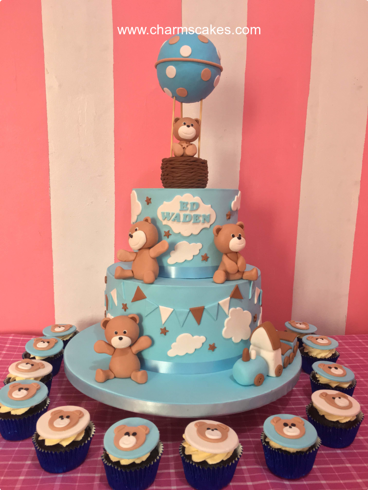 Baby Ed Baptismal (for Boys) Custom Cake