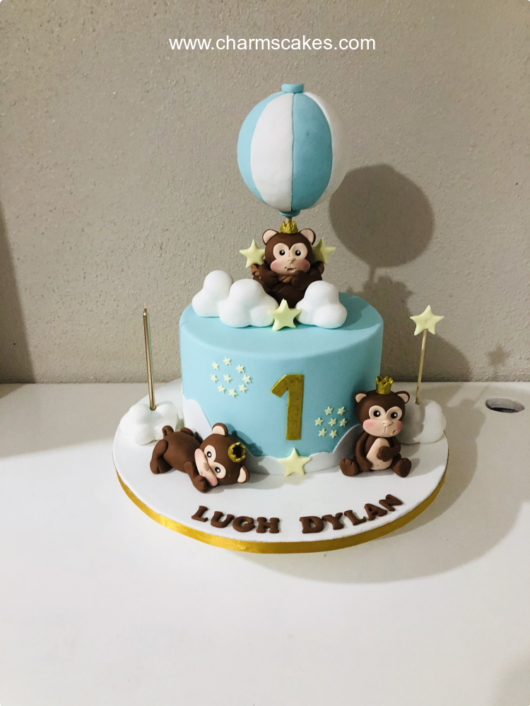 Lugh Baptismal (for Boys) Custom Cake