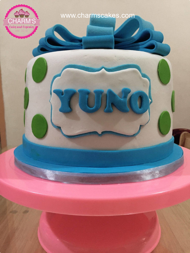 Yuno Baptismal (for Boys) Custom Cake