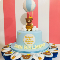 Jan Belmont Baptismal (for Boys) Custom Cake