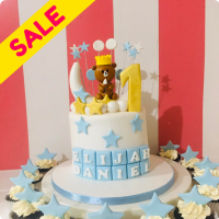 Elijah Baptismal (for Boys) Custom Cake