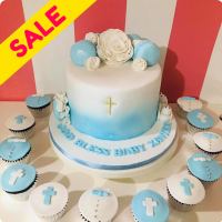 Baptism Cake Topper|Cake Topper for Christening | Bridal Bling