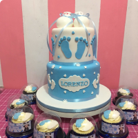 Lorenzo Baptismal (for Boys) Custom Cake