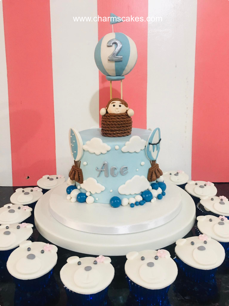 Ace's Baptismal (for Boys) Custom Cake