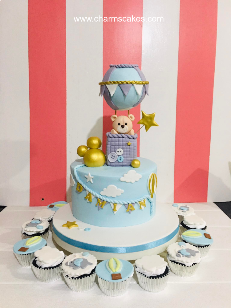 Damian's Baptismal (for Boys) Custom Cake