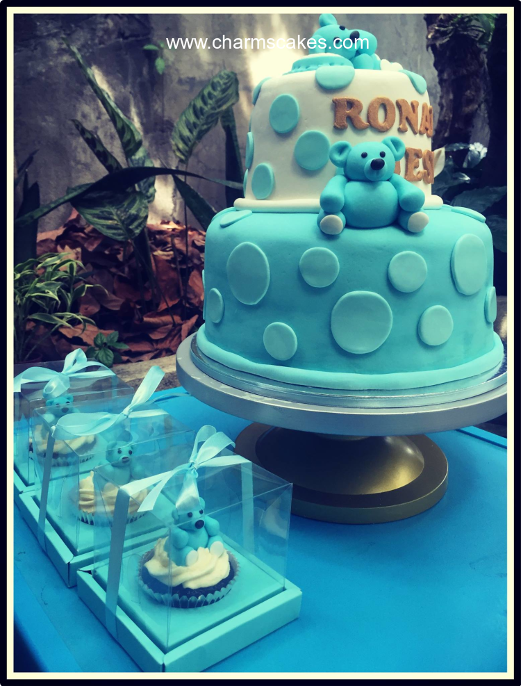 Ronald Baptismal (for Boys) Custom Cake