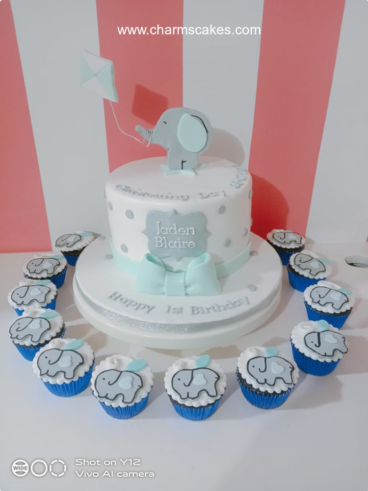 Jaden Baptismal (for Boys) Custom Cake