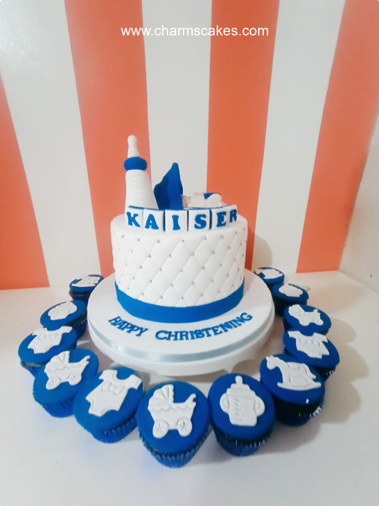 Kaiser Baptismal (for Boys) Custom Cake