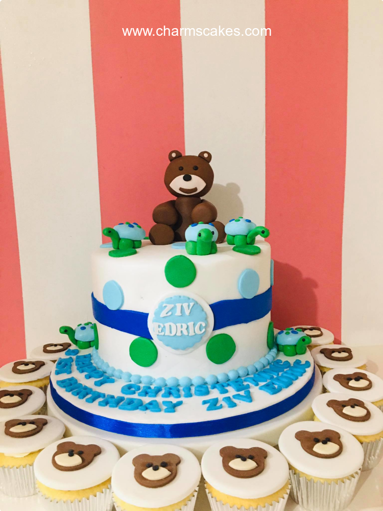 Ziv Baptismal (for Boys) Custom Cake