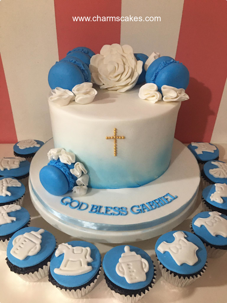 Gabriel Baptismal (for Boys) Custom Cake