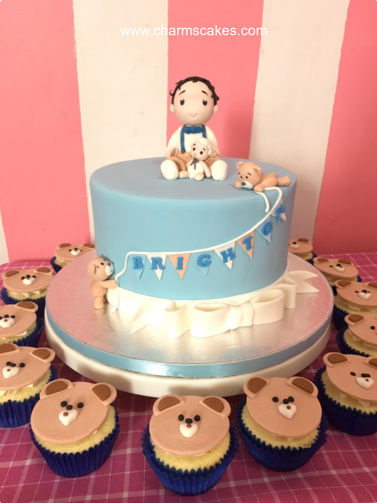 Brighton Baptismal (for Boys) Custom Cake