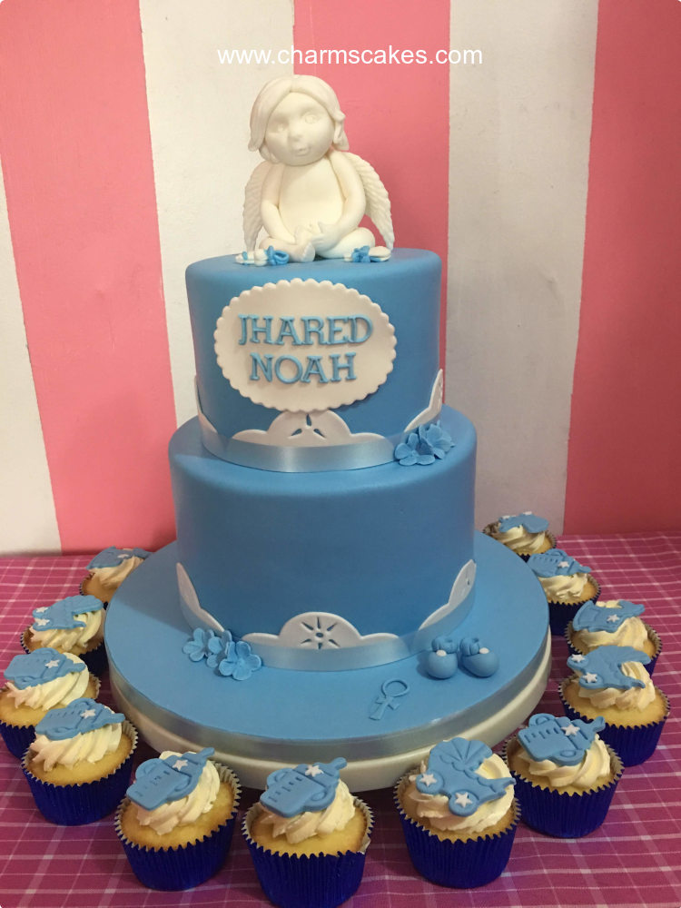 Jhared Baptismal (for Boys) Custom Cake