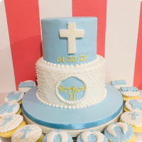 Stephen's Baptismal (for Boys) Custom Cake