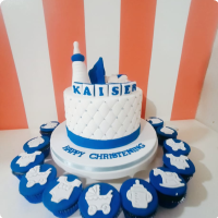 Kaiser Baptismal (for Boys) Custom Cake