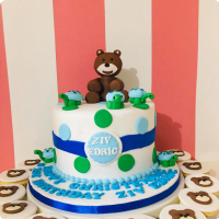 Ziv Baptismal (for Boys) Custom Cake