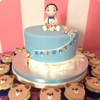 Brighton Baptismal (for Boys) Custom Cake