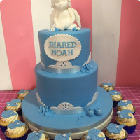 Jhared Baptismal (for Boys) Custom Cake