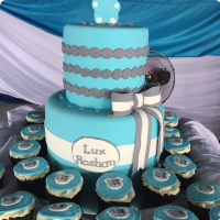 Lux Roshan Baptismal (for Boys) Custom Cake