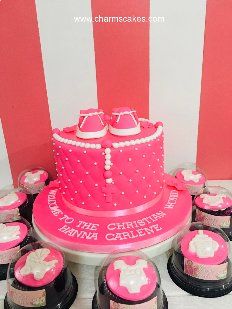 Carlene Christening Custom Cake