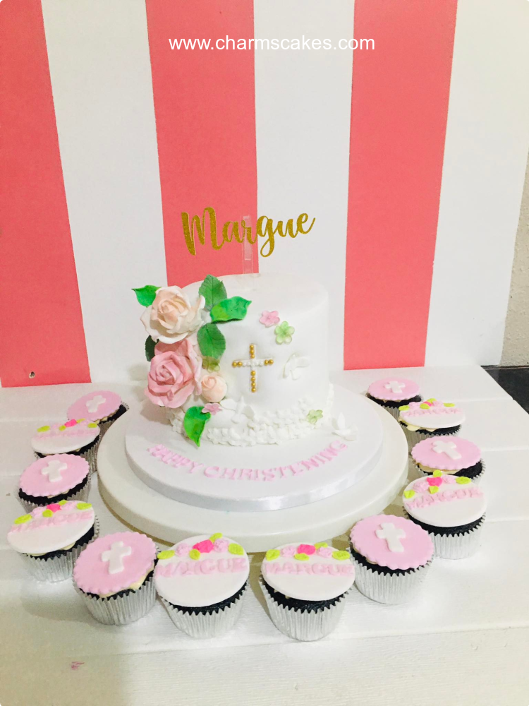 Margue Christening Custom Cake