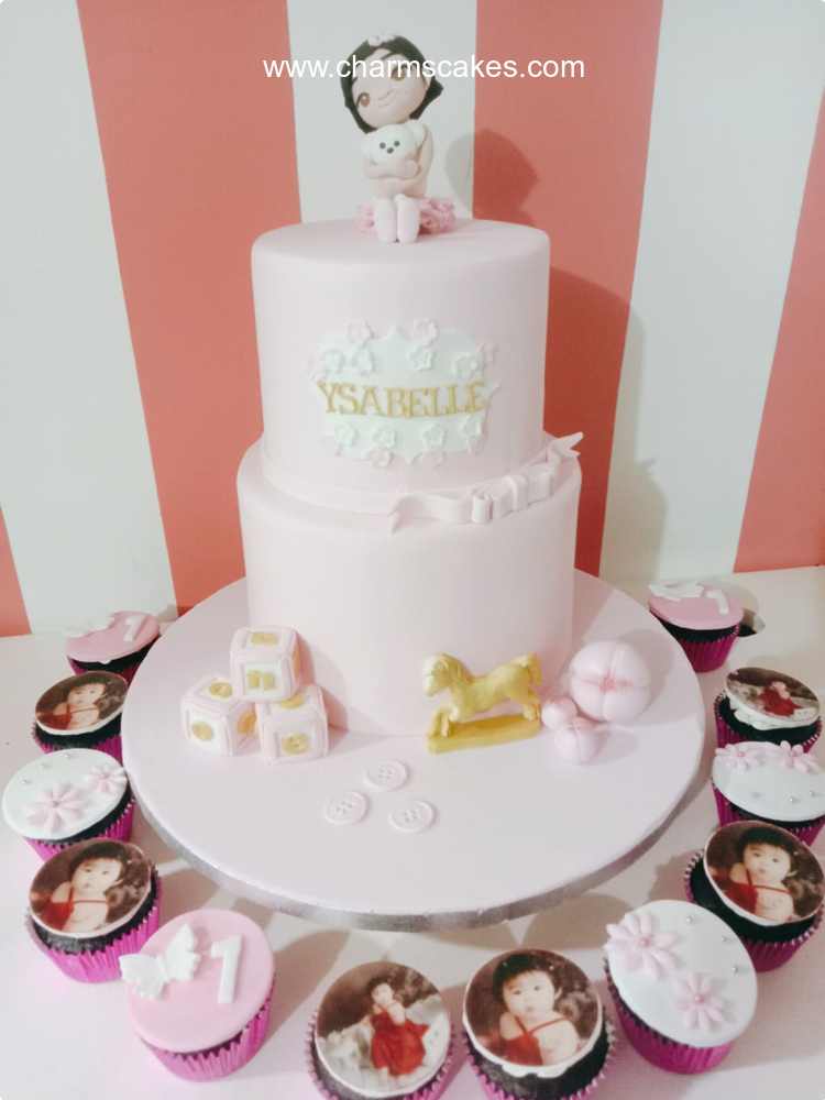 Ysabelle Christening Custom Cake