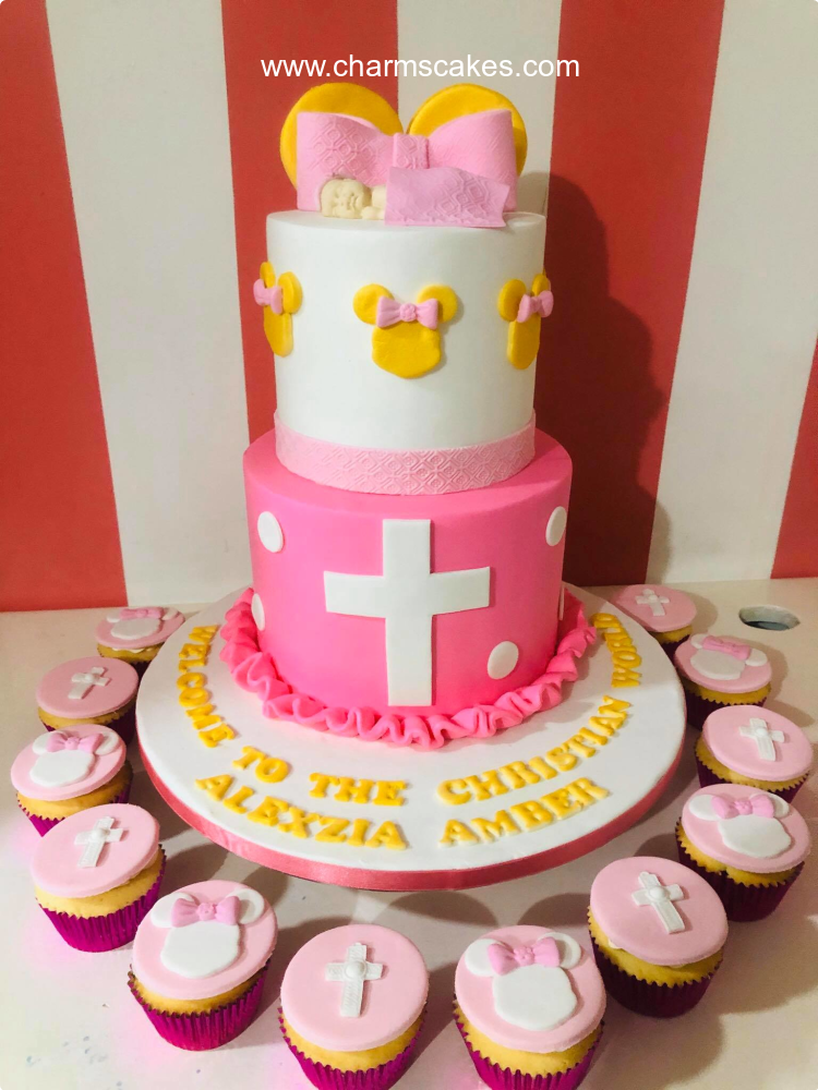 Alex Christening Custom Cake