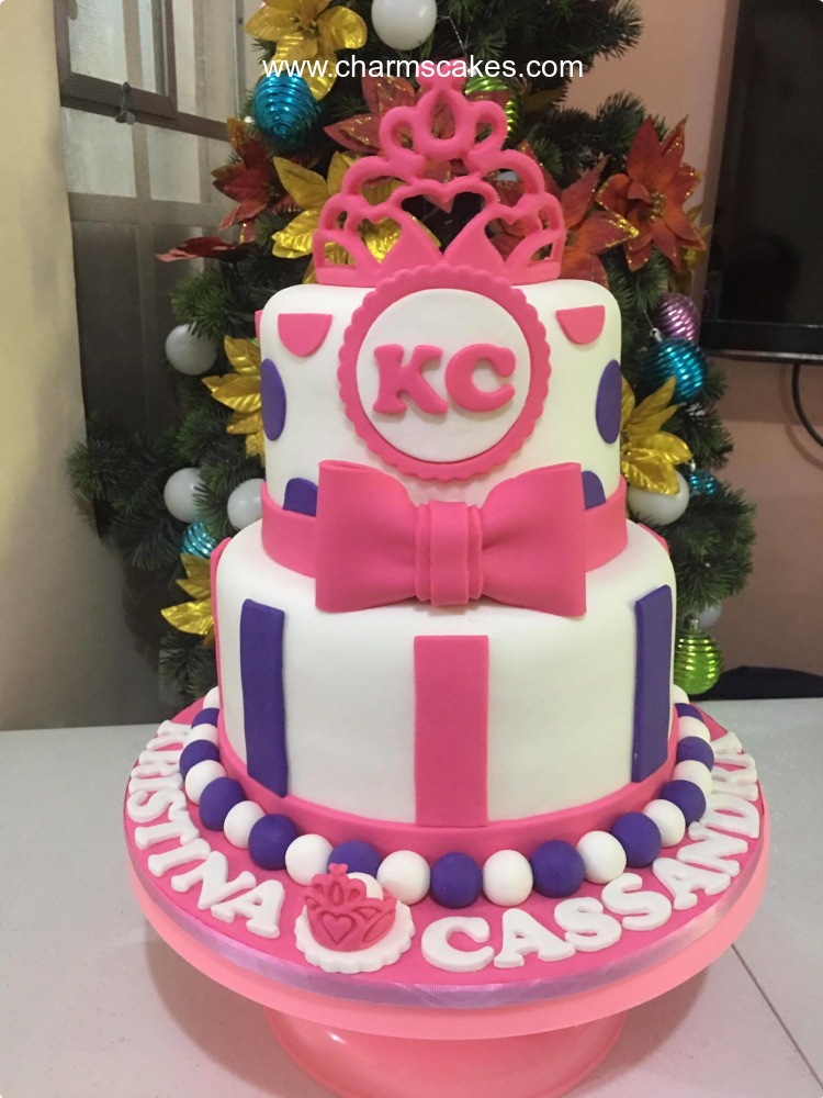 KC Christening Custom Cake