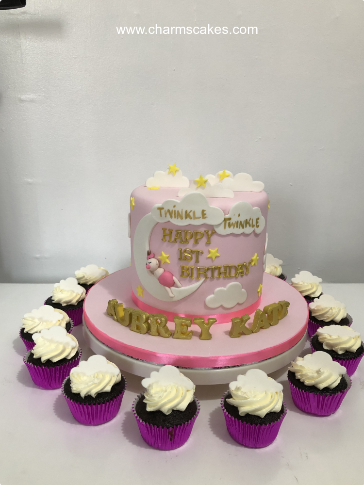 Aubrey Christening Custom Cake